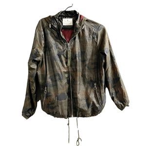 Jade & Ivory Camo Windbreaker Jacket
